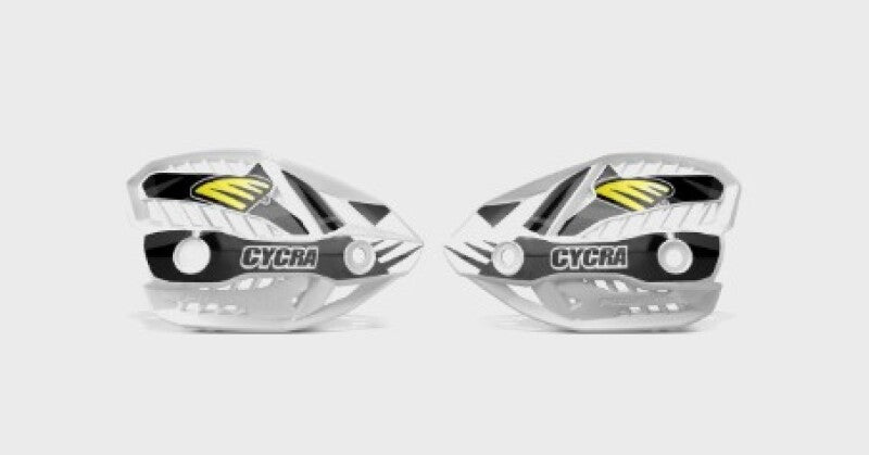 Cycra 2019 Enduro Handshield Set - White Cycra Hand Guards AXOPROS