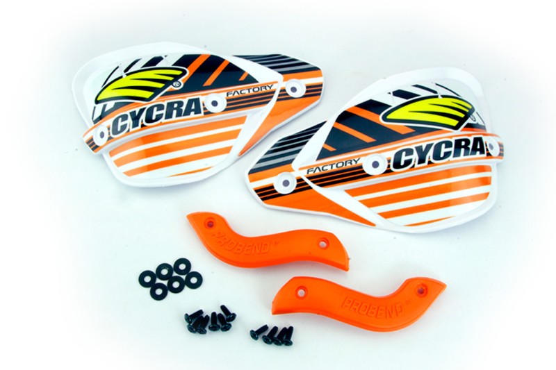 Cycra Factory Enduro Hanshield - Orange Cycra Hand Guards  AXOPROS