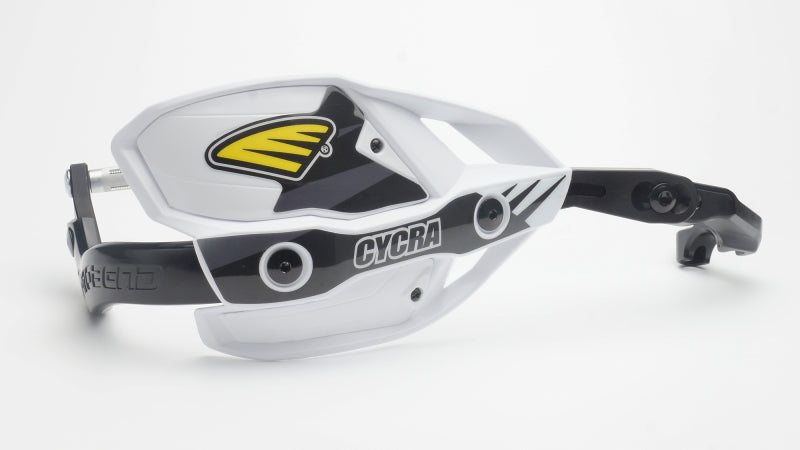 Cycra Probend Ultra w/HCM Clamp 1-1/8 in. - White Cycra Hand Guards AXOPROS