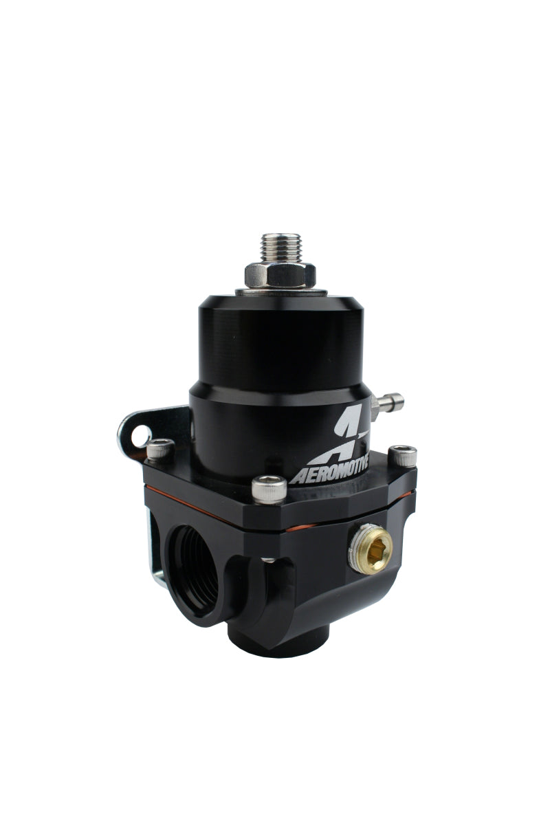 Aeromotive Adjustable Regulator - 35-75PSI - .313 Valve - (2) -08 Inlets/-08 Return Aeromotive Fuel Pressure Regulators  AXOPROS