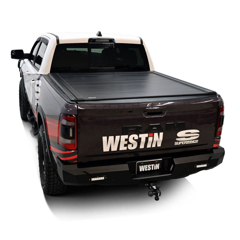 Westin 19-26 RAM 1500 New Body 5ft 7in. (67in) Bed Electric Retractable Tonneau Cover - Black Westin Tonneau Covers - Retractable AXOPROS