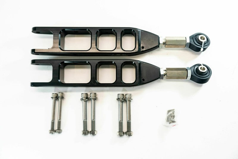 ISC Suspension 08-21 Subaru Impreza V3 Rear Adjustable Control Arms - Stealth Series Black ISC Suspension Control Arms  AXOPROS