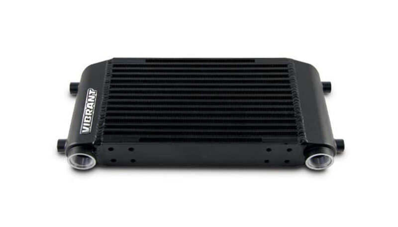 Vibrant Single Pass Oil Cooler Assembly 6in x 10in x 2in Vibrant Oil Coolers  AXOPROS
