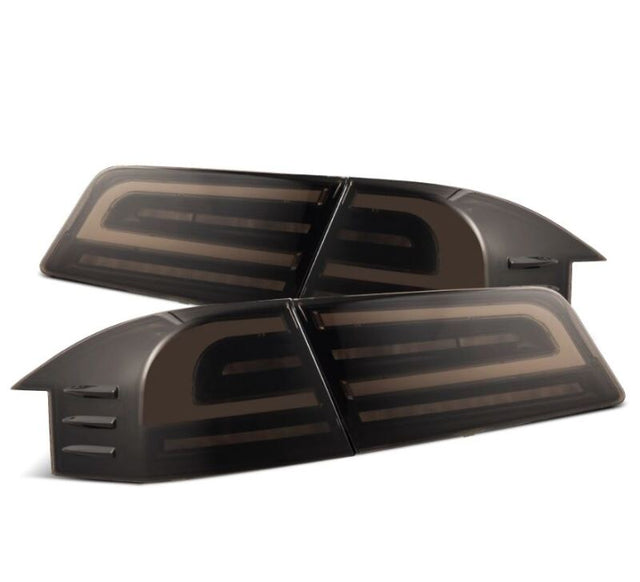 AlphaRex 12-21 Tesla Model S LUXX-Series LED Tail Lights - Black AlphaRex Tail Lights  AXOPROS