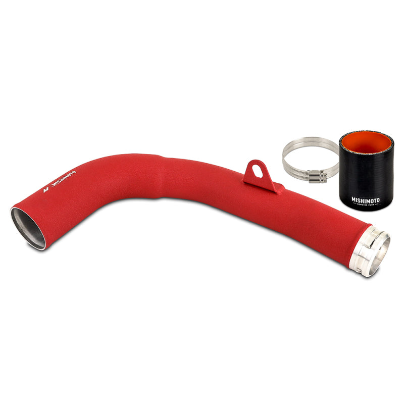 Mishimoto 2022+ Subaru WRX Charge Pipe - Wrinkle Red Mishimoto Intercooler Pipe Kits AXOPROS