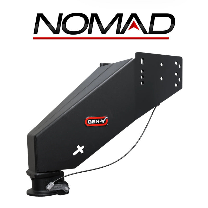 GEN-Y Hitch Gen-Y Nomad Static 5th Wheel to Gooseneck - 6.5K TW 30K Tow - Texture Black (1116/1621/1716 Frames) Hitch Accessories aftermarket performance part