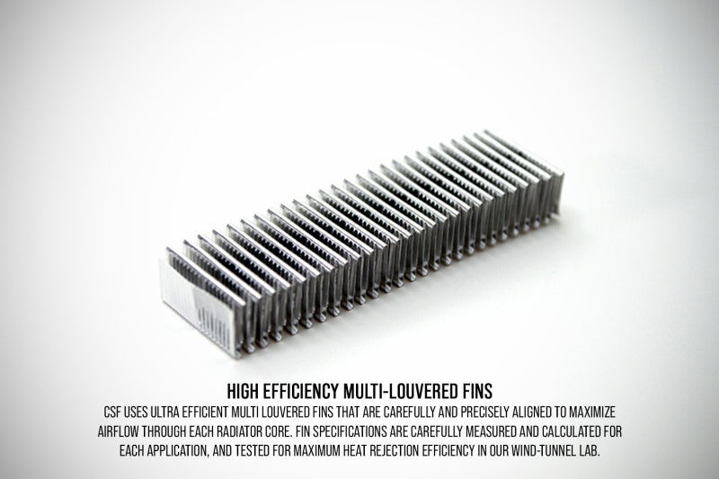 CSF Universal Triple Pass Dual Core Radiator w/AN Fittings CSF Radiators  AXOPROS