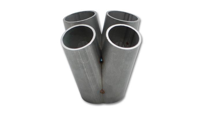 Vibrant 4 into 1 SS Turbo Manifold Merge Collector for T4 Divided Flange (48mm Pipe OD 4.5in tall) Vibrant Merge Collectors AXOPROS