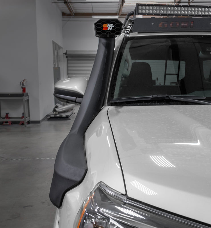 K&N 10-22 Toyota 4Runner V6-4.0L Elevated Intake Kit (Snorkel) K&N Engineering Scoops & Snorkels AXOPROS