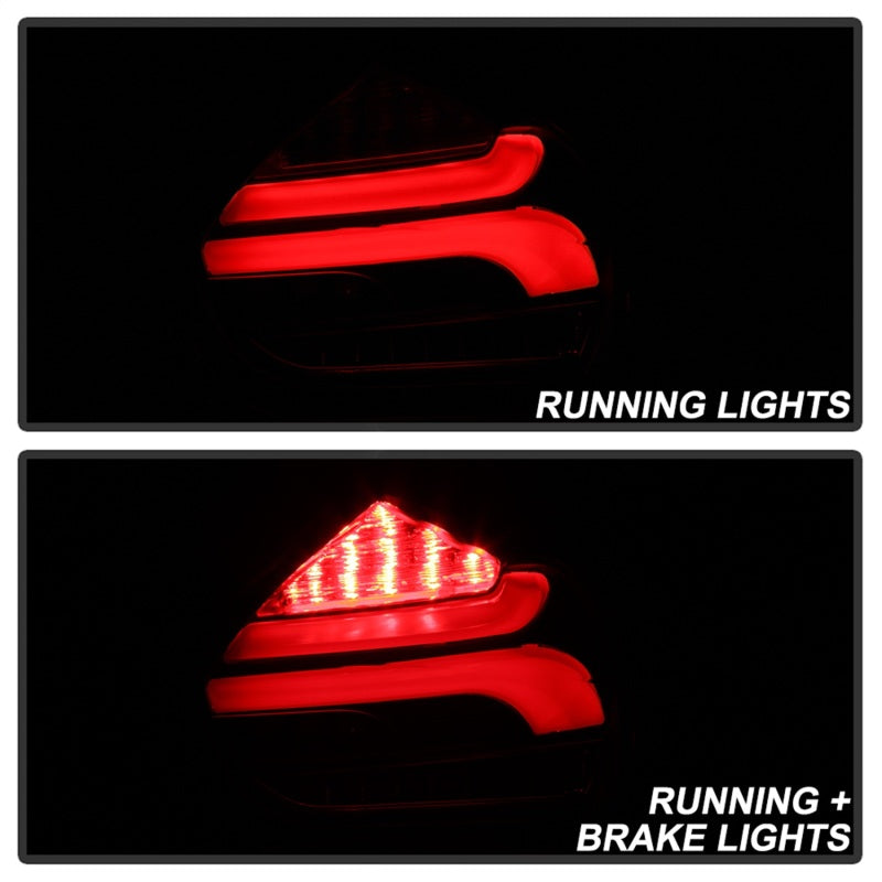 Spyder 15-17 Ford Focus Hatchback LED Tail Lights w/Indicator/Reverse - Black (ALT-YD-FF155D-LED-BK) SPYDER Tail Lights  AXOPROS