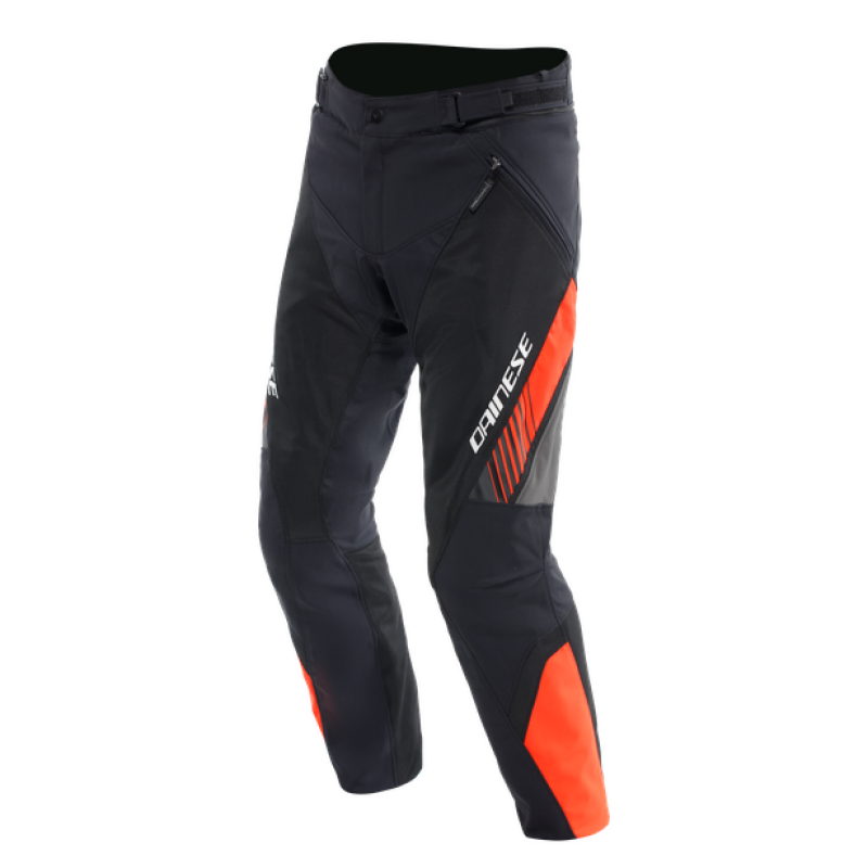 Dainese Drake 2 Air Absoluteshell Pants Black/Red Fluorescent Size - 52 Dainese Pants AXOPROS
