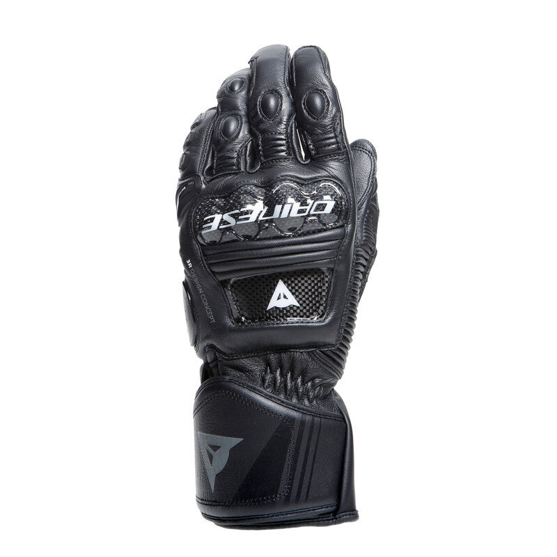 Dainese Druid 4 Leather Gloves Black/Black/Charcoal-Gray - XS Dainese Gloves AXOPROS