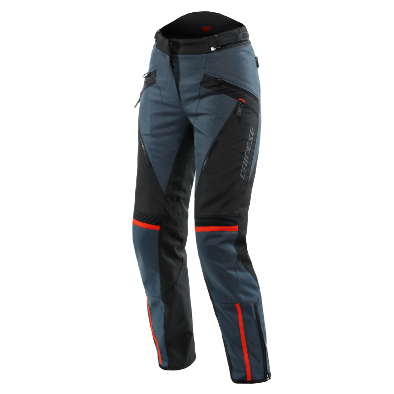 Dainese Tempest 3 Lady D-Dry Pants Ebony/Black/Lava-Red Size - 48 Dainese Pants AXOPROS