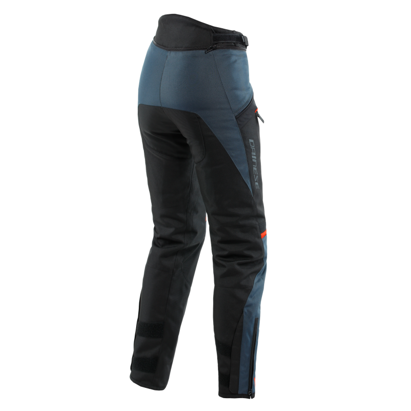 Dainese Tempest 3 Lady D-Dry Pants Ebony/Black/Lava-Red Size - 48 Dainese Pants AXOPROS