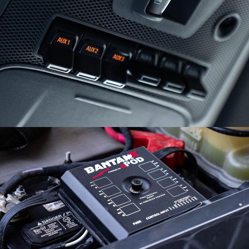 SPOD sPOD BantamX Upfitter Kit 2023+ Ford Super Duty Switch Panels aftermarket performance part