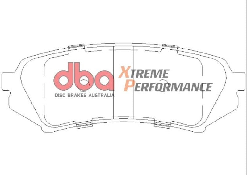 DBA 00-07 Toyota Land Cruiser XP650 Rear Brake Pads DBA Brake Pads - Performance AXOPROS