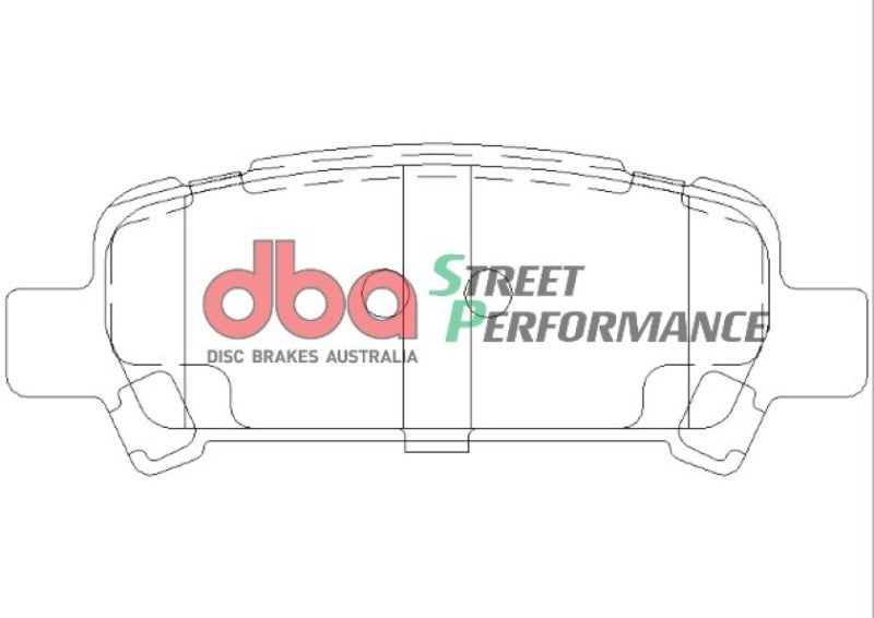 DBA 02-03 Subaru WRX SP500 Rear Brake Pads DBA Brake Pads - Performance AXOPROS