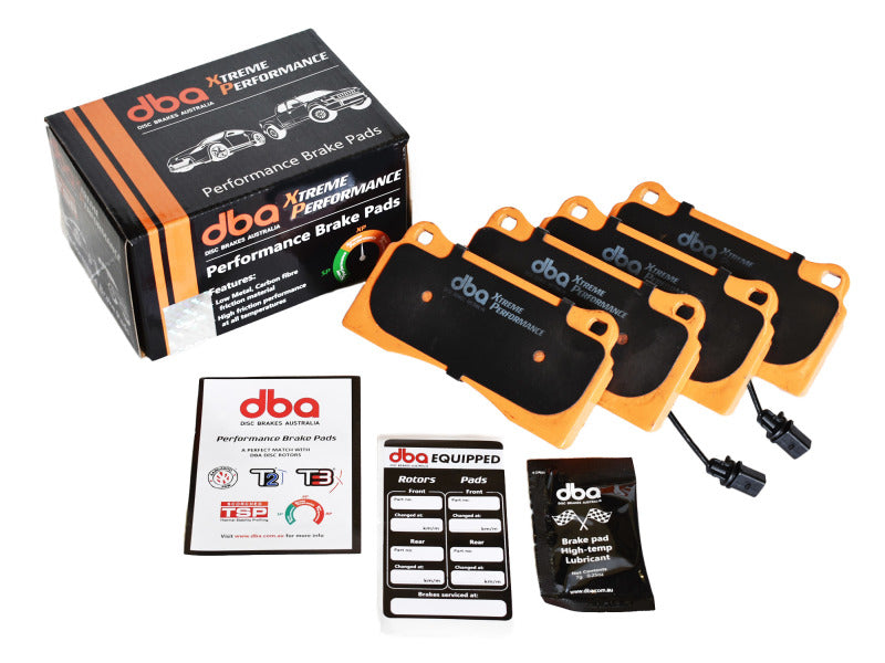 DBA 03-06 EVO / 04-09 STi / 03-07 350Z Track Edition/G35 w/ Brembo XP650 Rear Brake Pads DBA Brake Pads - Performance AXOPROS