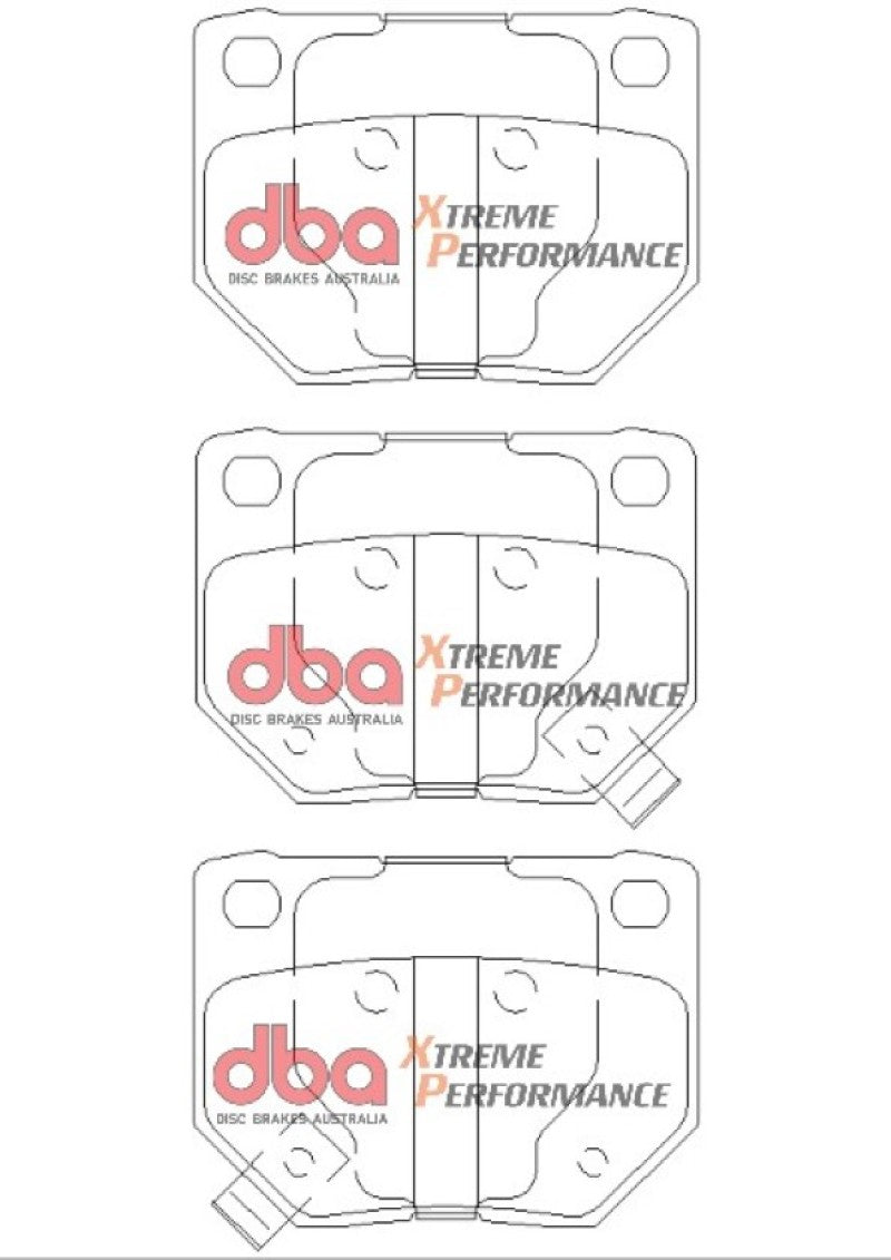DBA 06-07 Subaru WRX XP650 Rear Brake Pads DBA Brake Pads - Performance AXOPROS