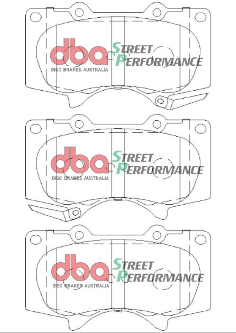 DBA 11-16 Toyota FJ Cruiser (GSJ15R) SP Performance Front Brake Pads DBA Brake Pads - Performance AXOPROS