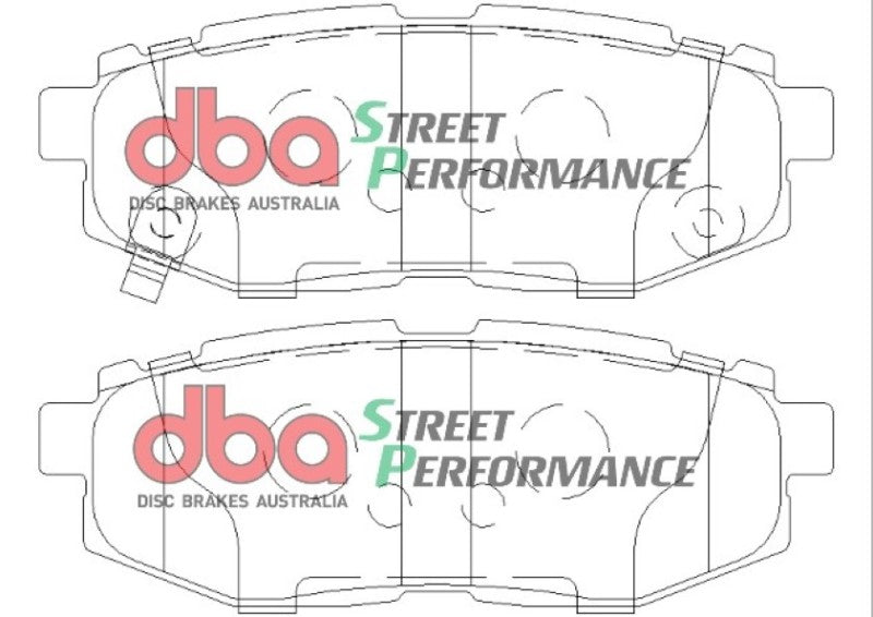 DBA 11+ Subaru Legacy GT SP500 Rear Brake Pads DBA Brake Pads - Performance AXOPROS