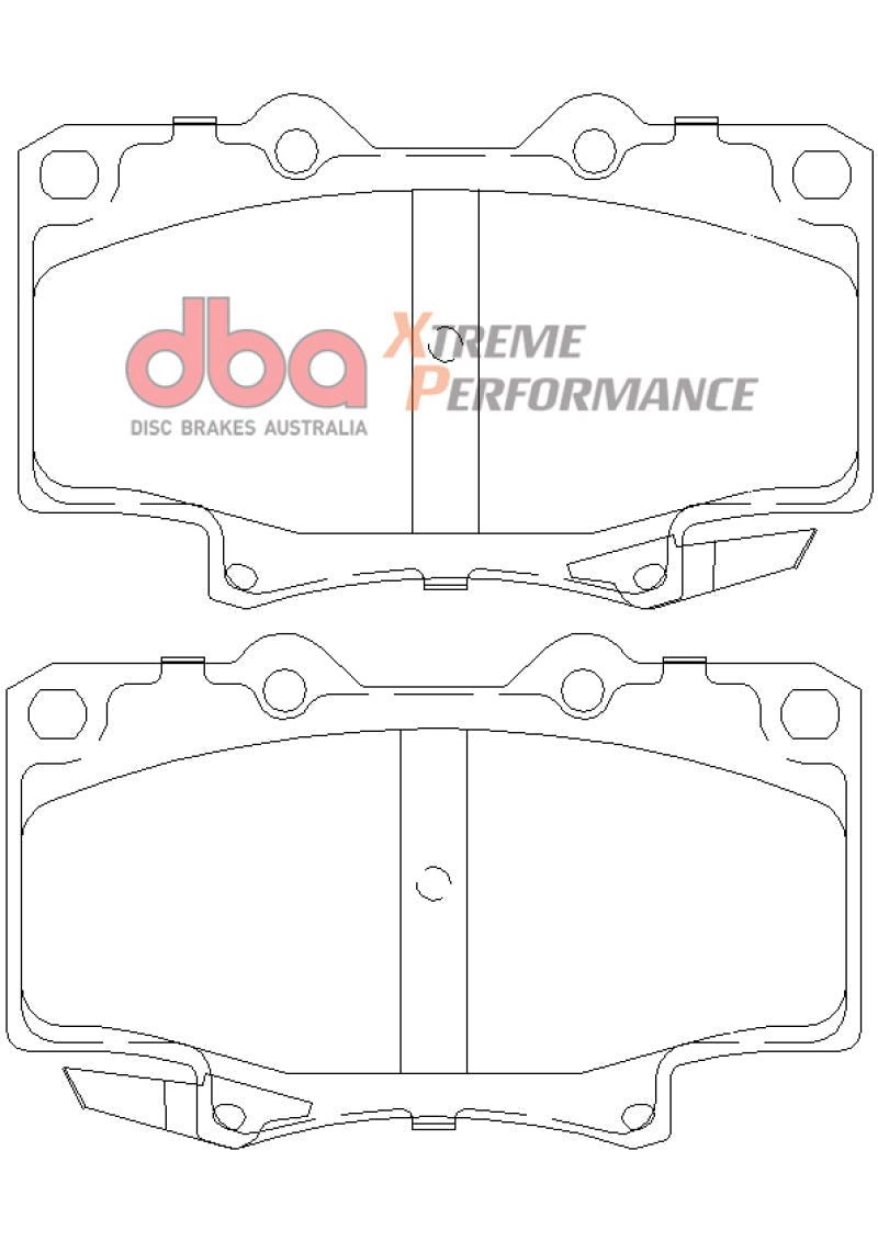 DBA 91-96 Toyota Land Cruiser XP650 Front Brake Pads DBA Brake Pads - Performance AXOPROS