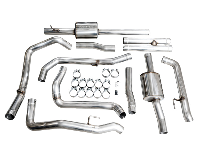 AWE 4th Gen GM 1500 6.2L Catback Split Rear Exit (w/ Bumper Cutouts) - OE Tips AWE Tuning Catback AXOPROS