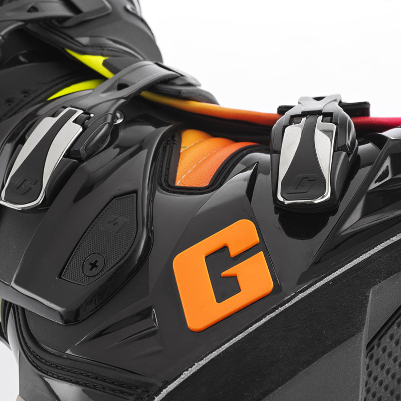 Gaerne SG12 Limited Edition Boot Black/Orange/Pink - Size 10 Gaerne Motorcycle Boots AXOPROS