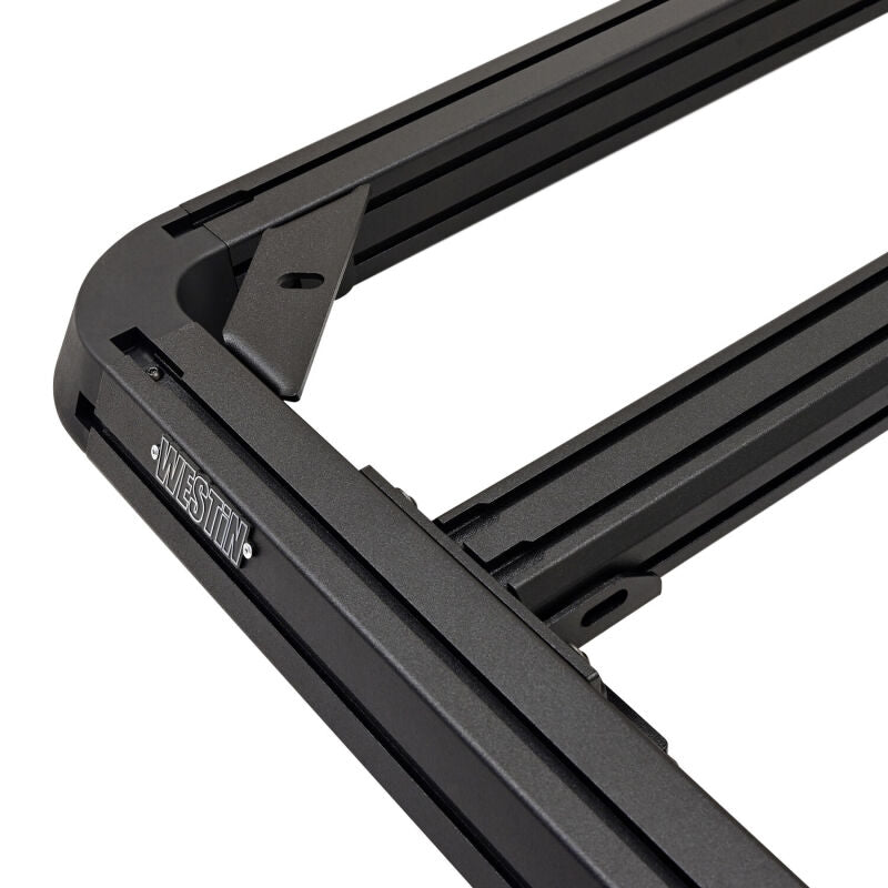 Westin EXP Roof Rack for Full Size EXP Truck Cap (RACK ONLY - NO CAP) 50x58in. - Tex. Blk Westin Bed Caps AXOPROS