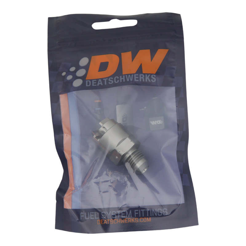 DeatschWerks 6AN Male Flare to 1/4in Female EFI Quick Connect Adapter DeatschWerks Fuel Components Misc  AXOPROS