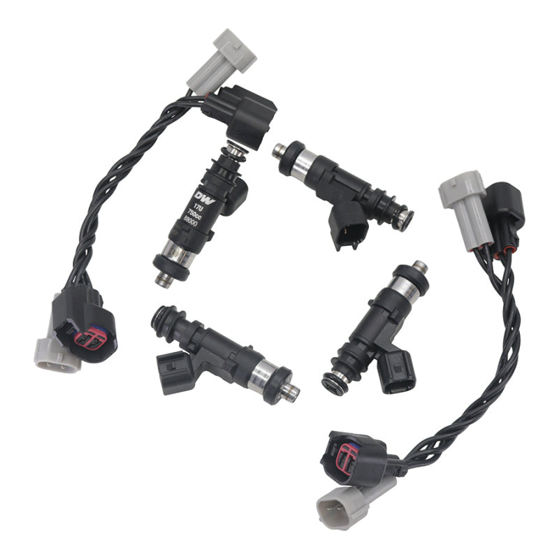 DeatschWerks 02-14 WRX / 07-15 STi / 07-14 LGT Bosch EV14 750cc Injectors DeatschWerks Fuel Injector Sets - 4Cyl  AXOPROS