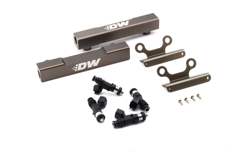 DeatschWerks 02+ Subaru WRX / 07+ STI/LGT Top Feed Fuel Rail Upgrade Kit w/ 1000cc Injectors DeatschWerks Fuel Rails  AXOPROS