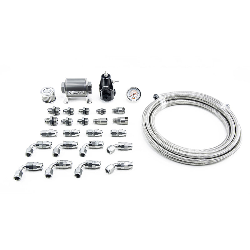 DeatschWerks 10-15 Chevy Camaro X2 Series Pump Module -6AN PTFE Plumbing Kit DeatschWerks Fuel Pumps AXOPROS