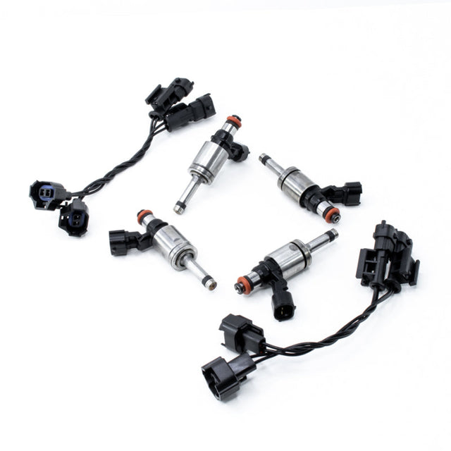 DeatschWerks 13-16 Ford Focus ST/RS 2.0L/2.3L / 15 Mustang 2.3L EcoBoost 1700cc Injectors (GDI) DeatschWerks Fuel Injector Sets - 4Cyl  AXOPROS