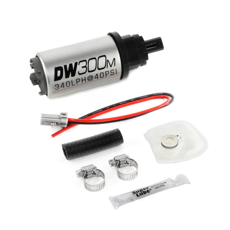 DeatschWerks 340 LPH Ford In-Tank Fuel Pump DW300M Series w/ 05-10 Mustang V6 / V8 Install Kit DeatschWerks Fuel Pumps AXOPROS