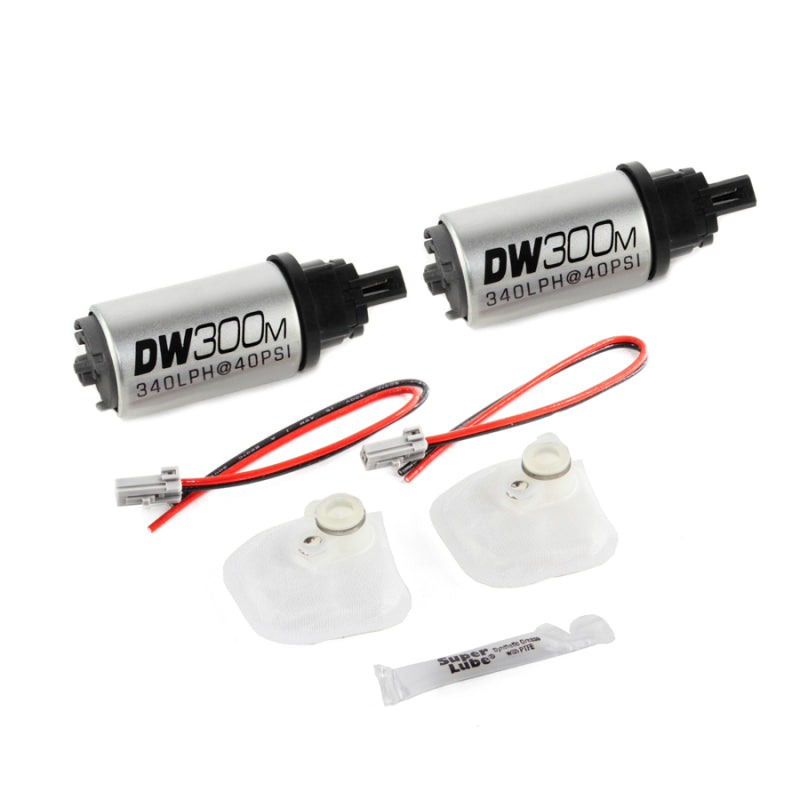 DeatschWerks 340 LPH Ford In-Tank Fuel Pump DW300M Series w/ 07-10 GT500 / GT500KR Install Kit DeatschWerks Fuel Pumps  AXOPROS