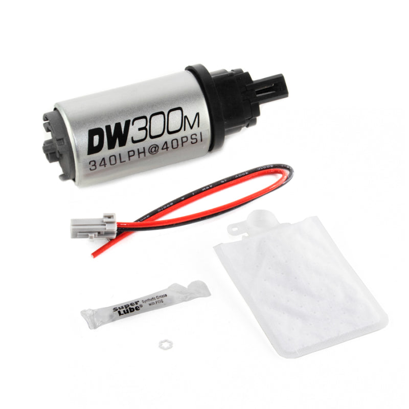 DeatschWerks 340 LPH Ford In-Tank Fuel Pump DW300M Series w/ 99-04 Mustang V6 / V8 Install Kit DeatschWerks Fuel Pumps  AXOPROS