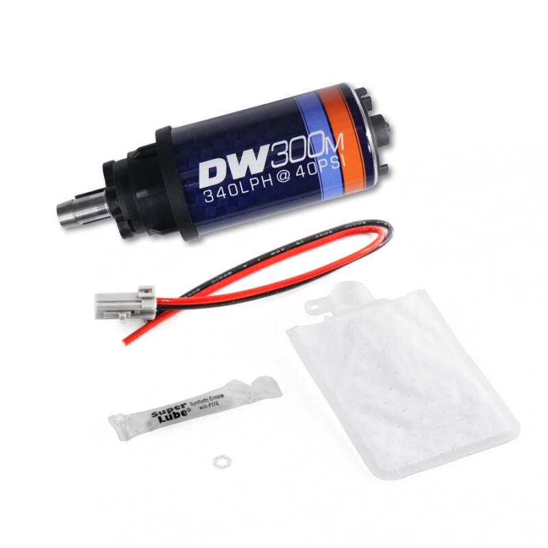 DeatschWerks 340 LPH Ford In-Tank Fuel Pump DW300M Series w/ 99-04 Mustang V6 / V8 Install Kit DeatschWerks Fuel Pumps  AXOPROS