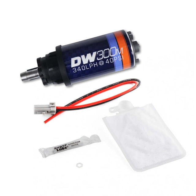 DeatschWerks 340 LPH Ford In-Tank Fuel Pump DW300M Series w/ 99-04 Mustang V6 / V8 Install Kit DeatschWerks Fuel Pumps  AXOPROS