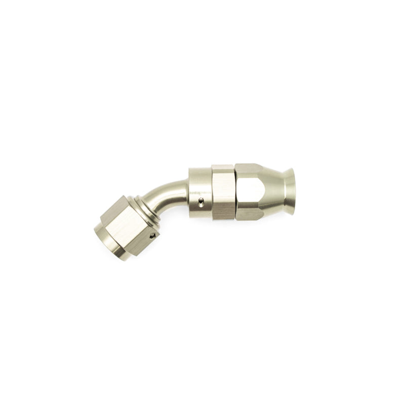 DeatschWerks 6AN Female Swivel 45-Degree Hose End PTFE (Incl. 1 Olive Insert) DeatschWerks Fittings AXOPROS