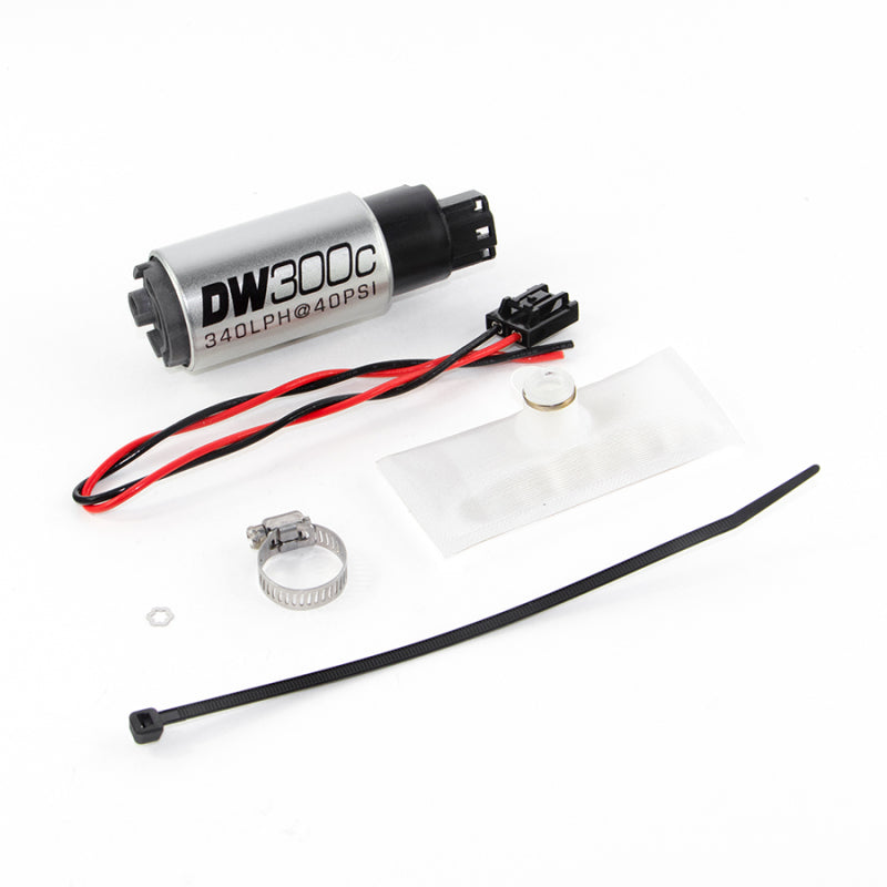 DeatschWerks 88-91 BMW 325i DW300C 340 LPH Compact Fuel Pump w/ Install Kit (w/o Mounting Clips) DeatschWerks Fuel Pumps AXOPROS