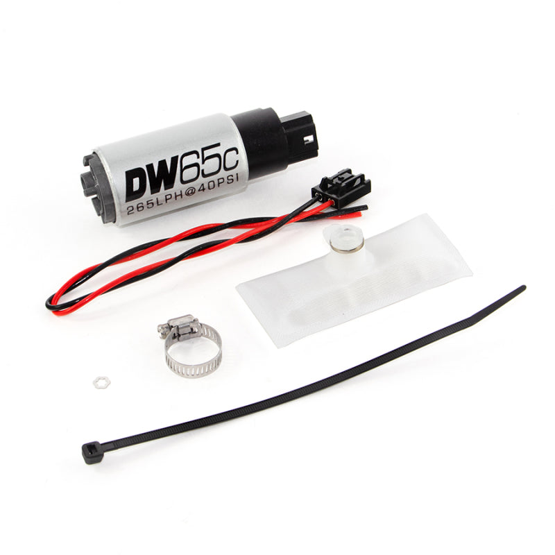 DeatschWerks 88-91 BMW 325i DW65C 265lph Compact Fuel Pump w/ Install Kit (w/o Mounting Clips) DeatschWerks Fuel Pumps AXOPROS