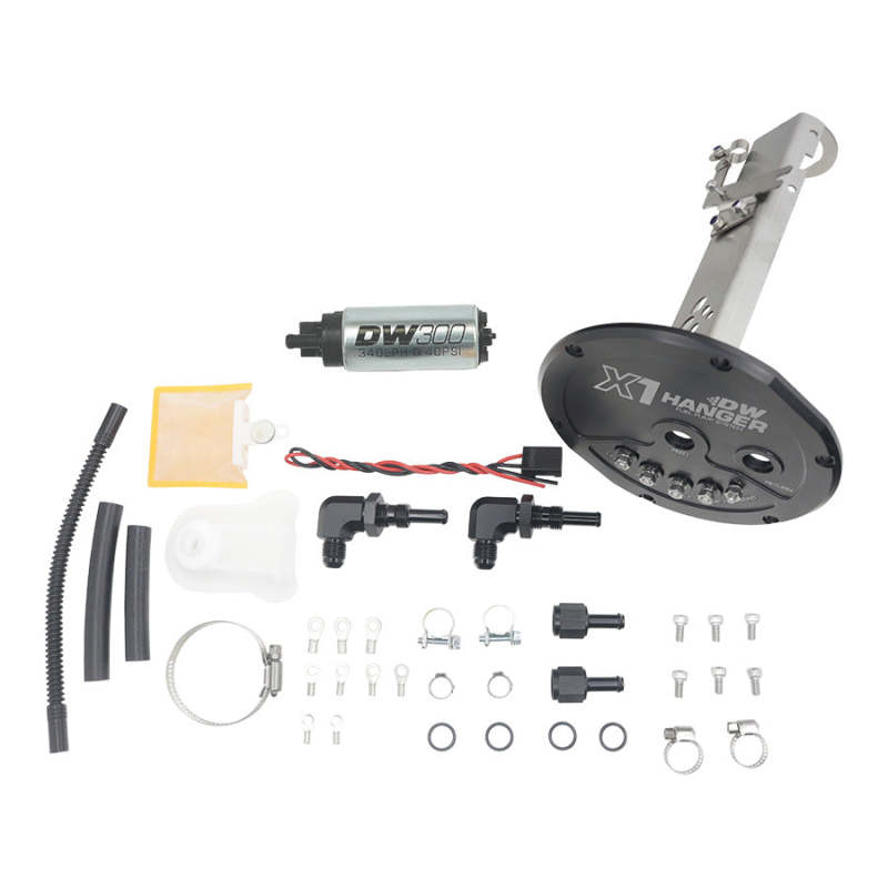 DeatschWerks 89-93 Nissan S13 R32 Skyline (non-GTR) X1 Series Fuel Pump Module w/ DW300 Pump DeatschWerks Fuel Pump Hangers  AXOPROS