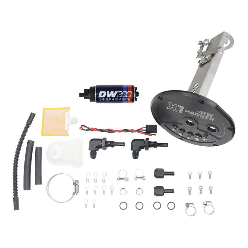DeatschWerks 89-93 Nissan S13 R32 Skyline (non-GTR) X1 Series Fuel Pump Module w/ DW300 Pump DeatschWerks Fuel Pump Hangers  AXOPROS