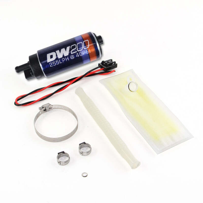 DeatschWerks 92-95 BMW E36 325i DW200 255 LPH In-Tank Fuel Pump w/ Install Kit DeatschWerks Fuel Pumps  AXOPROS