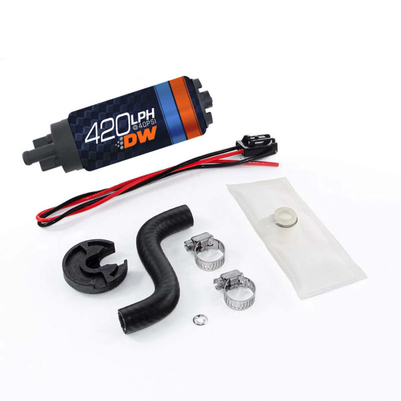 Deatschwerks DW420 Series 420lph In-Tank Fuel Pump w/ Install Kit For 85-97 Ford Mustang DeatschWerks Fuel Pumps AXOPROS