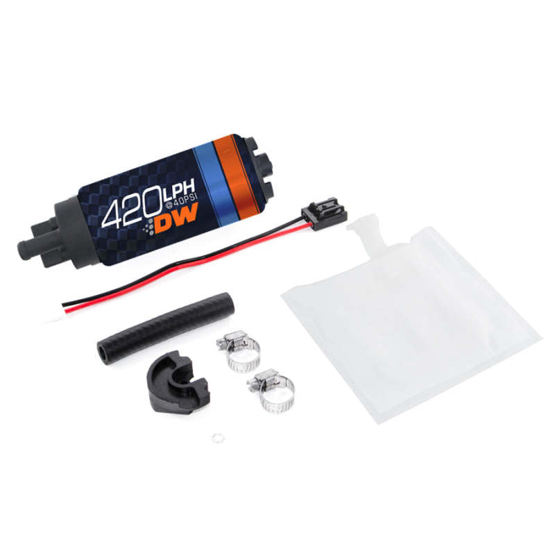 Deatschwerks DW420 Series 420lph In-Tank Fuel Pump w/ Install Kit For Forester 97-07 Impreza DeatschWerks Fuel Pumps AXOPROS