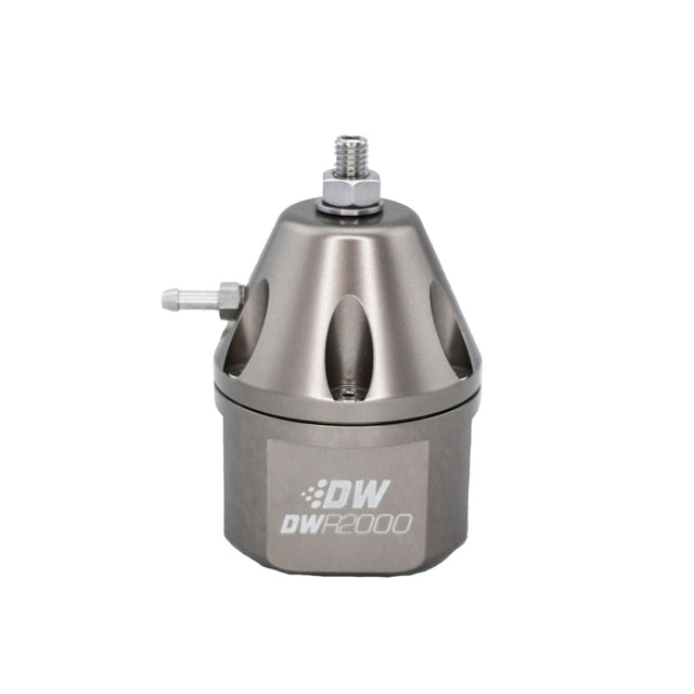 DeatschWerks DWR2000 Adjustable Fuel Pressure Regulator - Titanium DeatschWerks Fuel Pressure Regulators  AXOPROS