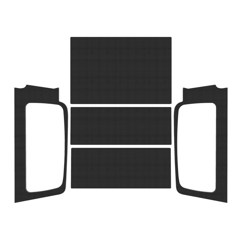 DEI 04-06 Jeep Wrangler LJ Unliminted Headliner Complete Kit - Black DEI Hard Top Accessories AXOPROS