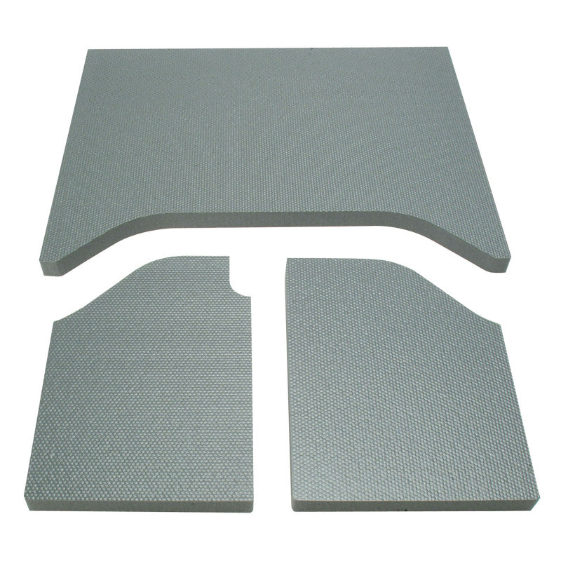 DEI 07-10 Jeep Wrangler JK 2-Door Boom Mat Headliner - 3 Piece - Gray DEI Hard Top Accessories AXOPROS